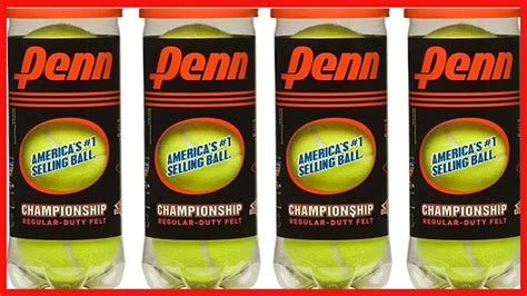 More Buying Choices. . Penn championship regularduty tennis balls 4 can bundle